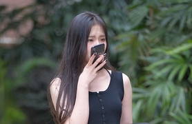 模拍高跟黑色紧身瑜伽裤美女【套图+视频】