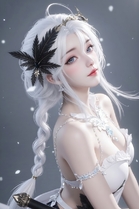 [AI绘画] 4.25百度 - 诛仙 雪女 [2167M/百度]