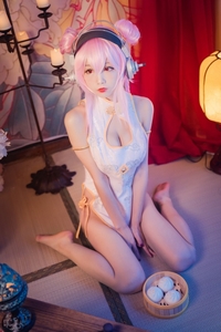 Coser@水淼aqua VOL.034 索尼子 旗袍 内景 [9P 87M]