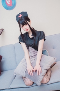 喵糖映画 VOL.393 黑色护士[28P／476MB]