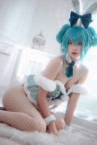 Coser@疯猫Ss  VOL.105 miku初音兔女郎 [25P-343MB]