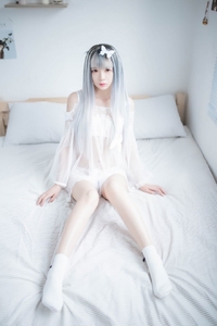 Coser@疯猫ss VOL.004 白纱-33P-125M