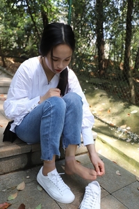 大西瓜爱牙膏 2020 01月活动 X6 活动模特2 牛仔裤短丝白鞋 [196P+1313M]