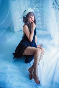 Coser@疯猫ss VOL.009 黑裙-25P-259M