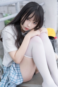 喵糖映画 VOL.015 半度度度喵 白丝格子裙【43P】
