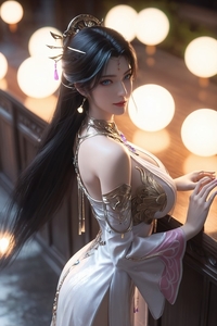 [AI绘画] 完美世界 - 魔女居家展示完美身材 [440MB/百度]