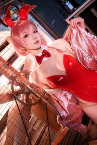 Coser@阿包也是兔娘 VOL.077 兔女郎 美甘尼禄[42P-387.1M]