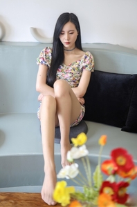 丝慕写真 SM258 天天一元 紫宁《花花世界迷人眼》[72P207MB]