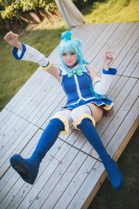 Coser@瓜希酱 VOL.029 阿库娅单人+与惠惠双人[18P／115MB]