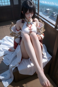 [AI绘画] 百炼成神-性感古装妹子云落 [71MB/百度]