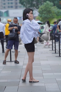 精选街拍 NO.2735 优雅黑色连衣裙[82P／185MB]