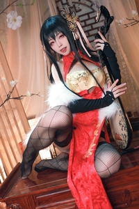 Coser@水淼aqua VOL.022 大凤新春旗袍 [40P-575MB]