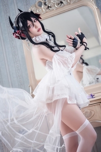 Coser@阿包也是兔娘 VOL.061 明日方舟 伊内斯-芭蕾[25P-176M]