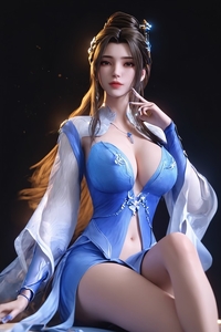 [AI绘画] 墨迹李慕婉全 [199M/百度]