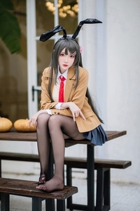 Coser@瓜希酱 VOL.093 樱岛麻衣 校服[20P-42.2M]