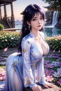 [AI绘画] 遮天-泳池完美身材姬紫月 [302MB/百度]