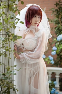 麻花麻花酱 NO.042 黑白婚纱 [60P-599MB]
