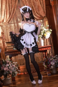 水淼Aqua VOL.141 AzurLane诺西罗女仆 [61P-78MB]