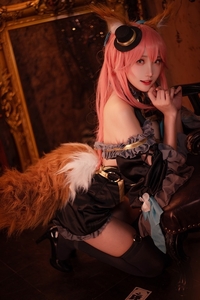Coser@瓜希酱 VOL.054 玉藻前-漆黑魔术服[20P-133.1M]
