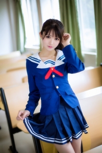 鳗鱼霏儿 NO.074 圣人惠 校服 [8P-124MB]