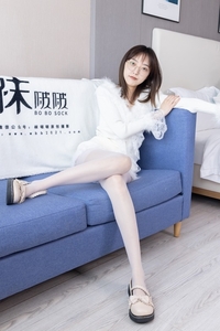 [袜啵啵]NO.490 稚予 皮鞋、薄白丝[161P+1V／6.08GB]