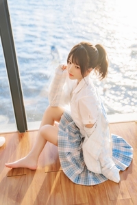 喵糖映画 VOL.241 窗边的海 [30P-564MB]