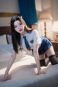 [AI绘画] 遮天及膝袜JK短裙师颜如玉 [387MB/百度]