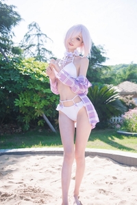 Coser@你的负卿 VOL.005 玛修泳装 [17P-153MB]