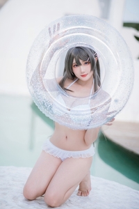 Coser@瓜希酱 VOL.094 樱岛麻衣 泳装[28P-46.6M]
