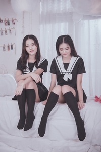 [SSA丝社] NO.028 青青姐妹 姐妹花的JK情[85P／928MB]
