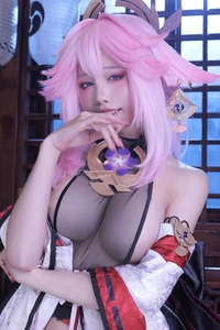 水淼Aqua VOL.142 原神-新版八重神子[93P-113.7M]