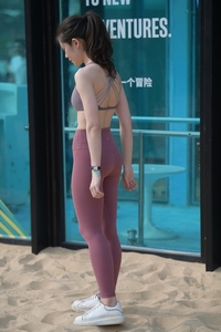 精选街拍 NO.2656 甜美粉色瑜伽[139P／216MB]